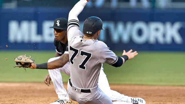 No room: Frazier squeezed out of Yanks' lineup, sent down
